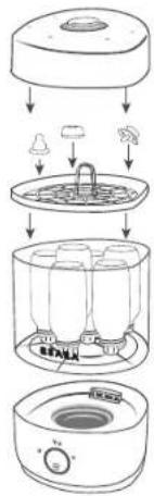 BEABA Steril 'n' Dry - VEILIGHEIDSINSTRUCTIES / LET OP: - 9