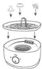 BEABA Steril 'n' Dry - It is preferable not to exceed the MAX limit indicated on the water tank. - 8