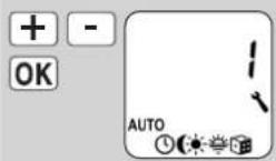 RADEMACHER RolloTron Comfort DuoFern 1840 - AUTO 16.1.1 Menu 1 - Activer / désactiver le mode automatique - 3