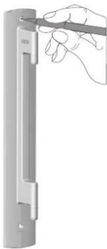 RADEMACHER RolloTron Schwenkwickler Comfort 1540 - Marquage pour de nouveaux trous de montage. - 1