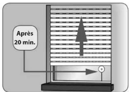 RADEMACHER RolloTron Standard 1300 - La fonction pare-soleil automatique prend fin lorsque les événements suivants surviennent et redémarre éventuellement ensuite : - 2