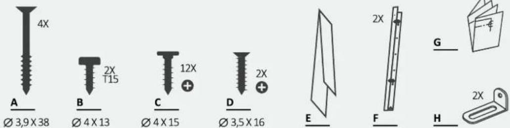 CANDY CI 4B2F0SA - Εργαλεία εγκατάστασης - 2