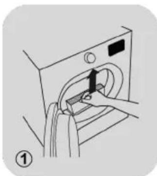 CANDY CR EH8N1DE-S - To clean the lint filter - 1