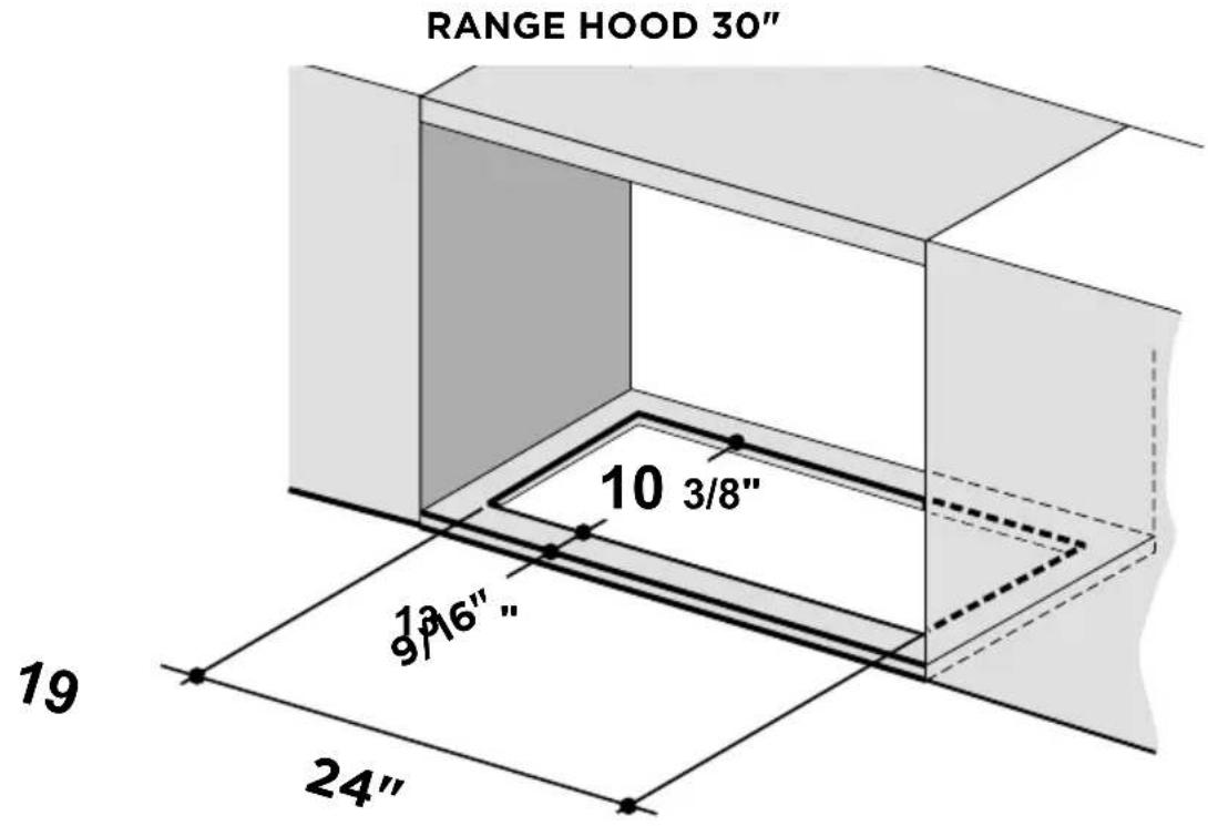 FABER FLEX24SS300 - ATTACHING THE HOOD TO THE CABINET - 3