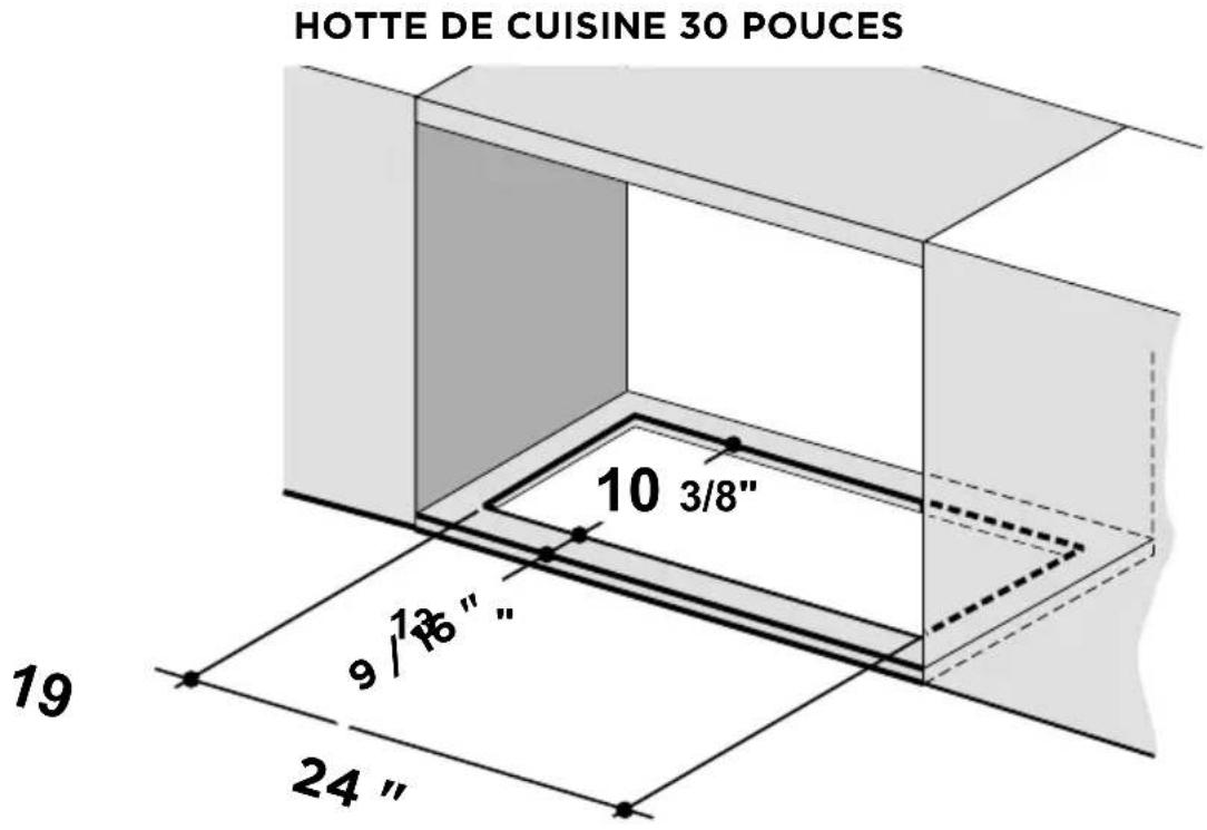 FABER FLEX24SS300 - FIXATION DE LA HOTTE À L'ARMOIRE - 3