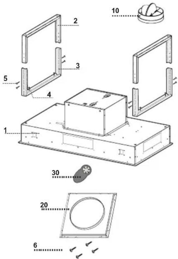 FABER STRTIS48WHNB - Qty. Documentation - 1
