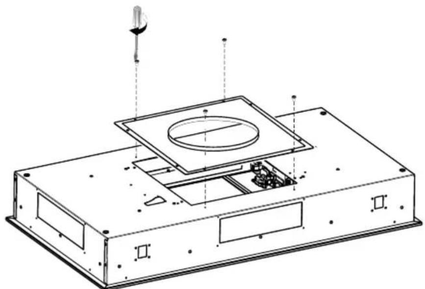 FABER STRTIS48WHNB - Instalación del ventilador externo de 10" - 2