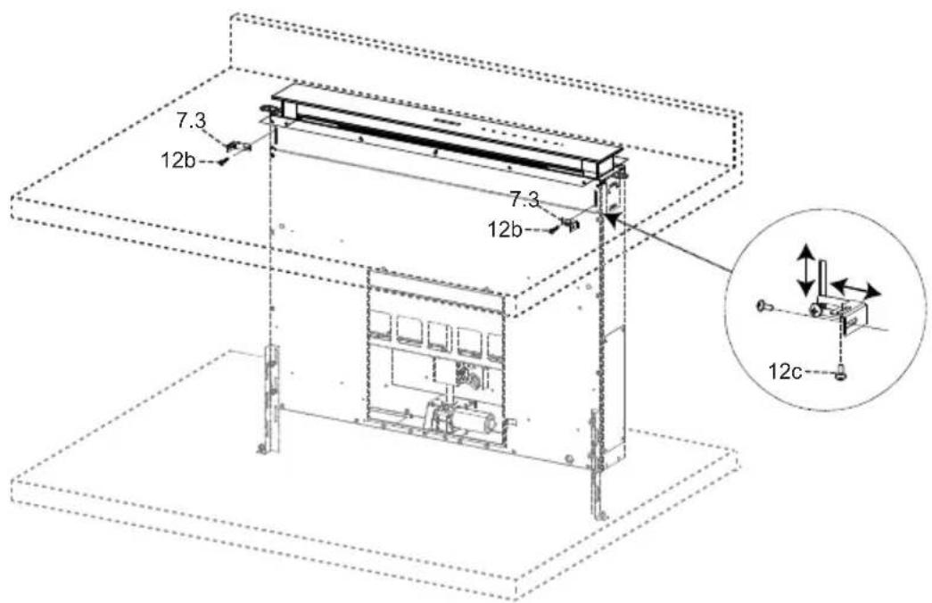 FABER SCLX3015BKNBB - Fixation des brides équerres - 1