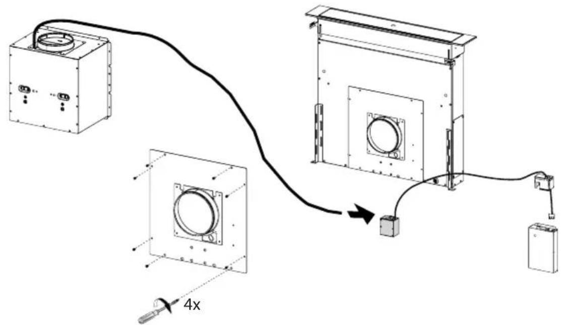 FABER SCLX3015BKNBB - Installation of Remote Blower - 1