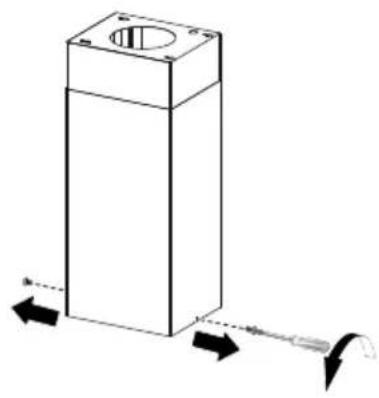 FABER TRAT30SSV - Les conduits de cheminées doivent être enlevés avant l'installation de la hotte - 1