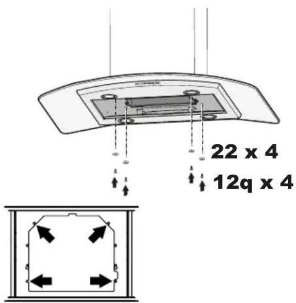 FABER TRAT30SSV - Attachment of Hood Canopy - 2