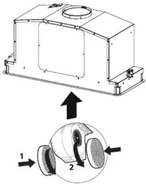 FABER INLT35SSV - Pour l'option non canalisée - avec recyclage d'air - 1