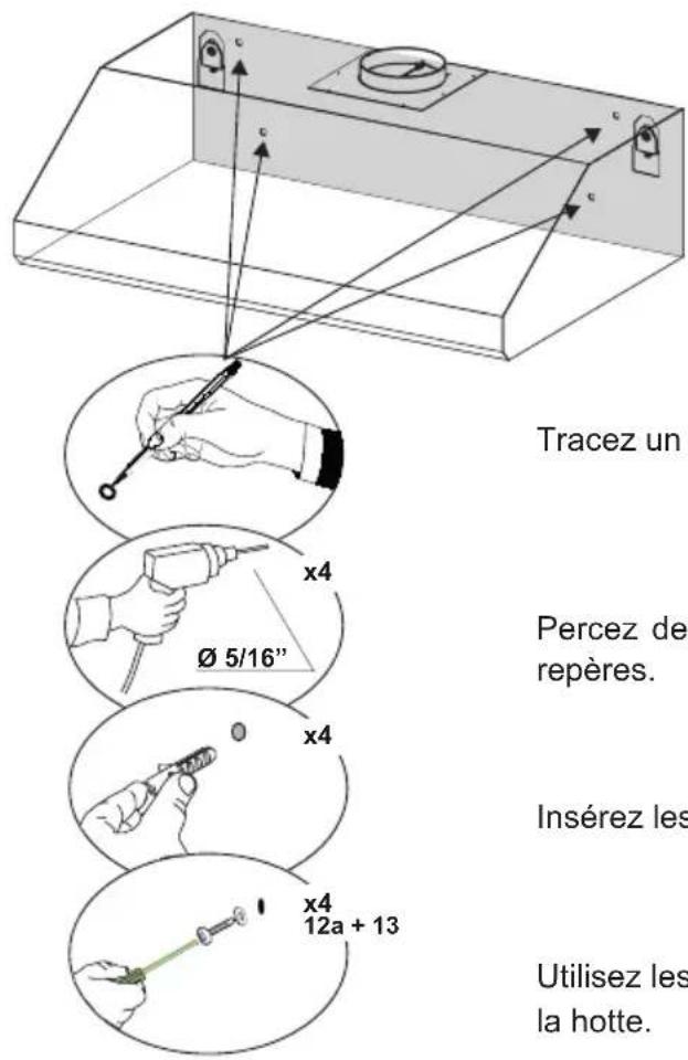FABER OSTR30SS400 - Instructions pour l'installation murale - 6