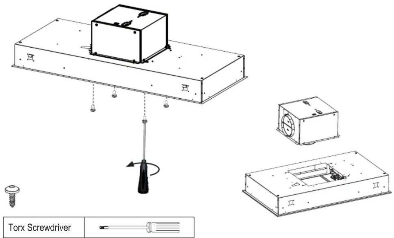 FABER HILTIS36WHNB - Separate the Box from the Range Hood - 1
