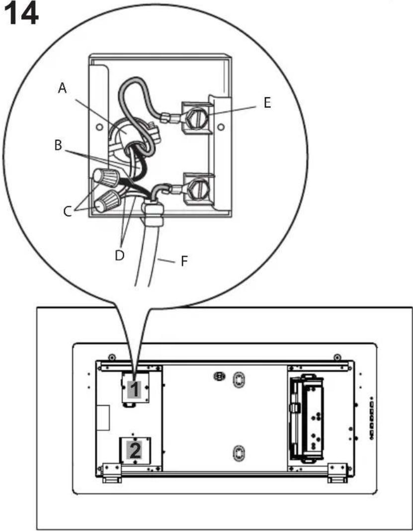 FABER HILTIS36WHNB - BRANCHEMENT DU BOÎTIER DE CONNEXION AU RÉSEAU DOMESTIQUE - 1
