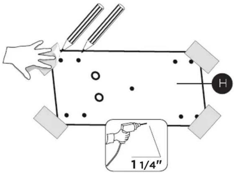 FABER HILTIS36WHNB - CEILING HOOD INSTALL PREPARATION - 3