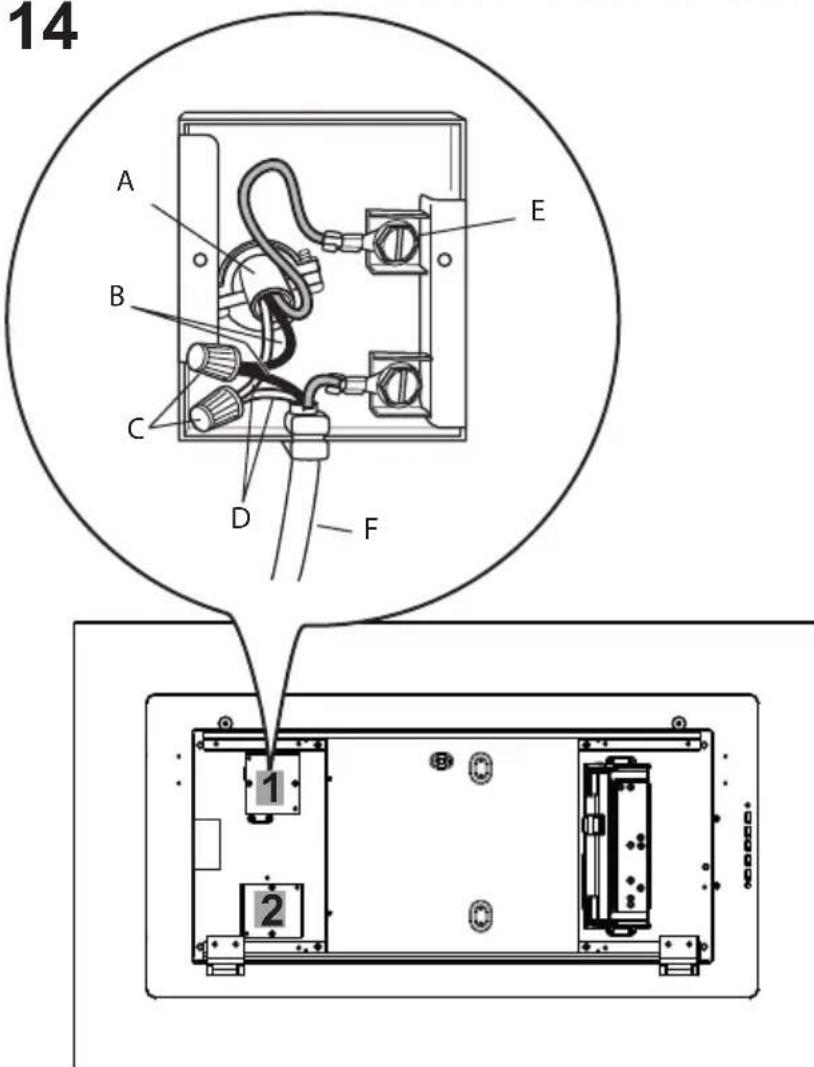 FABER HILTIS36WHNB - Cableado de alimentación doméstica a la campana - 1