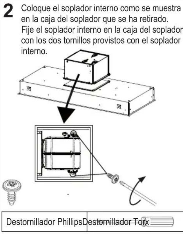 FABER HILTIS36WHNB - Fije el soplador interno - 1