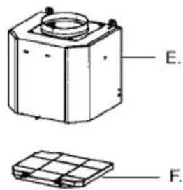 FABER DAMAIS42SSV - Pour installation sans conduit uniquement - 2