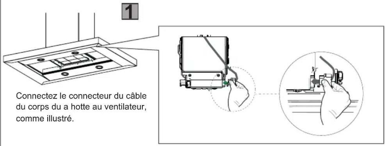 FABER DAMAIS42SSV - Réalisation des branchements électriques internes - 1