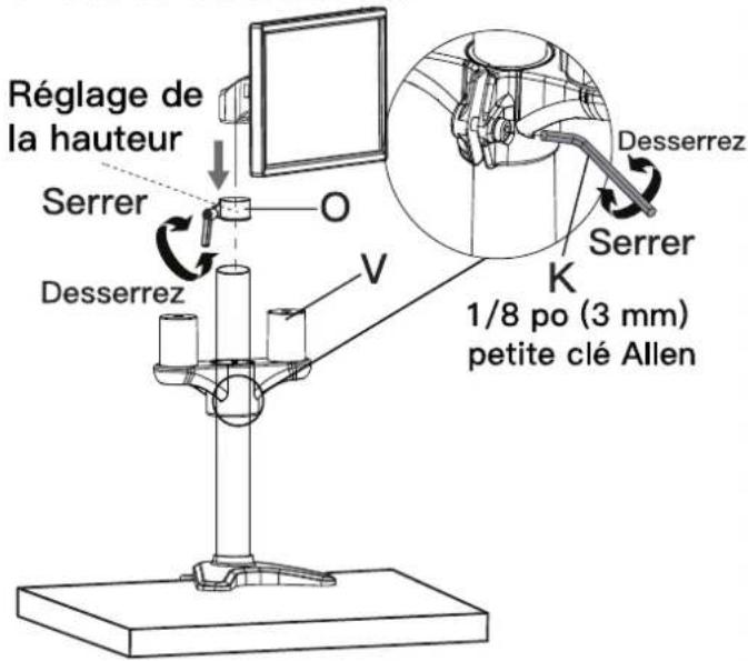 ErgoAV ERDGM4-01B - Étape 2 Fixez le bras au mât - 3