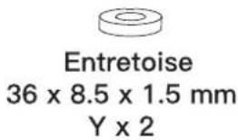ErgoAV ERDGM4-01B - Pièces et matériel fournis pour l'étape 2 - 14