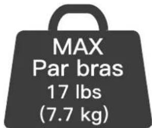 ErgoAV ERDGM4-01B - Restrictions de poids - 1