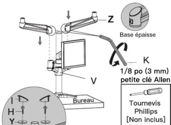 ErgoAV ERDGM4-01B - Étape 2 Fixez le bras au mât - 4