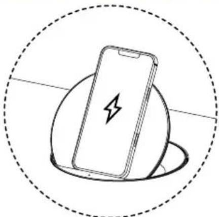 ErgoAV ErgoFx ERDS1-01B - Uso de la carga inalámbrica y del cargador USB - 1