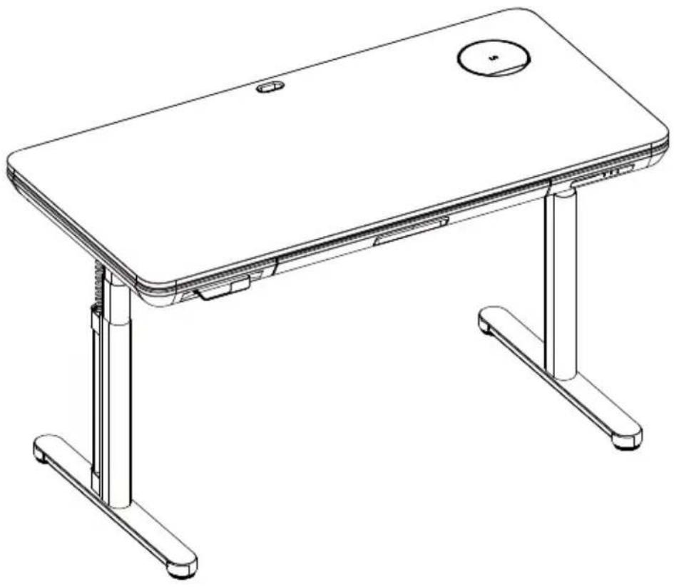 ErgoAV ErgoFx ERDS1-01B - Electric Standing Desk Instruction Manual - 1