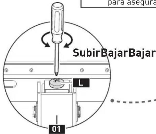 ErgoAV ERMLM3-01B - PASO 6 Ajuste de nivel - 3