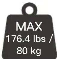 ErgoAV ErgoFx ERDS1-01W - Weight Restrictions - 1