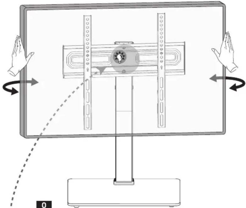 ErgoAV ERTSM2-02B - ÉTAPE 7 Réglage du pivotement - 2