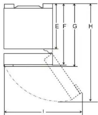 LG GBV7270BEV - Matmenys ir tarpai - 3