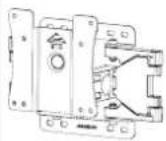 LG 24U41YA - Instalarea plăcii de montare pe perete - 1