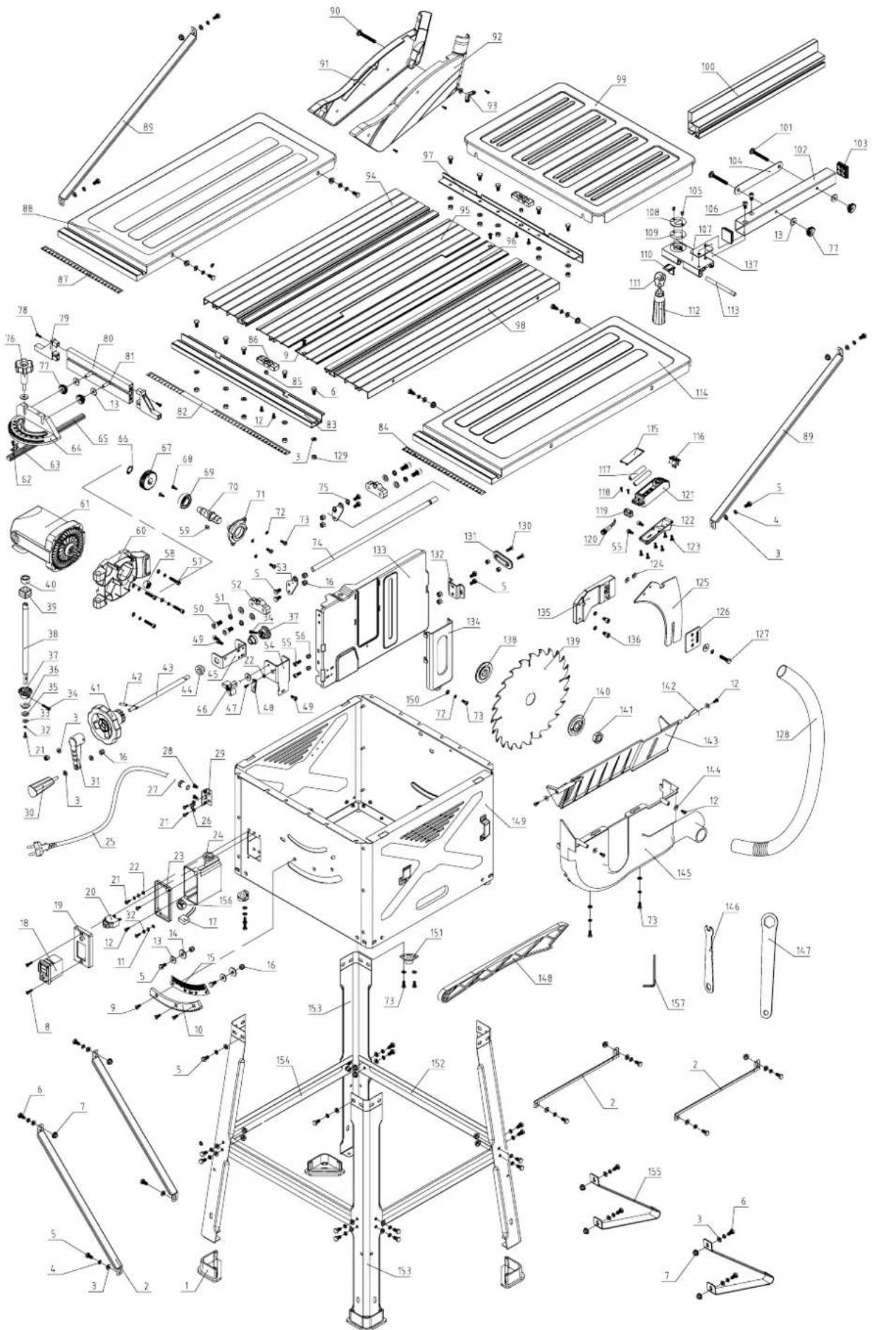 SCHEPPACH HS100L - Moteur à courant alternatif - 1