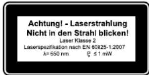 SCHEPPACH HS100L - Laserklasse 2 - 1