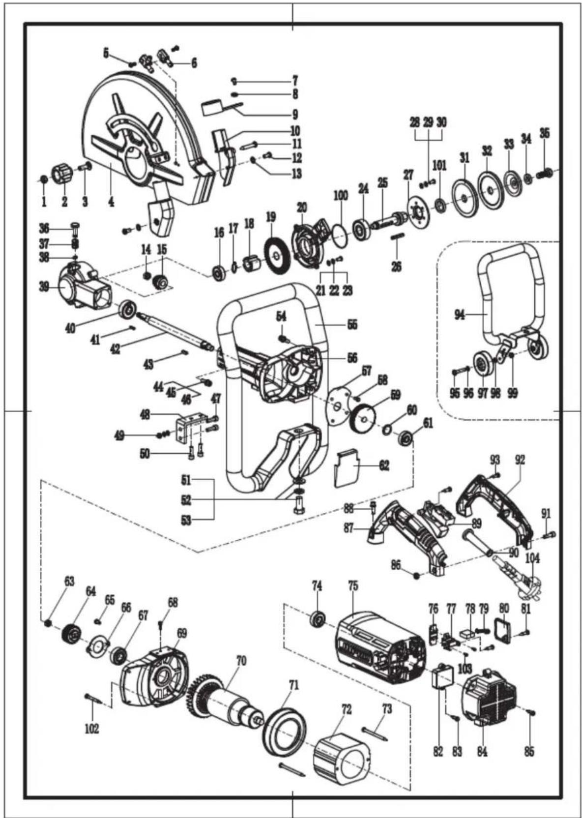 MSW CCSE-3500.420 - Liste des pièces - 1