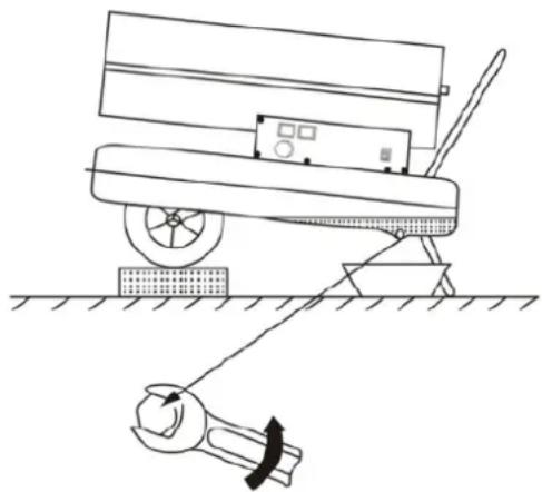 MSW TW-DH-30000 - Tømning af brændstofbeholderen (se diagrammet nedenfor) - 1