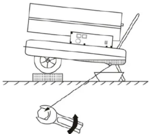 MSW TW-DH-30000 - Golirea rezervorului de combustibil (vezi diagrama de mai jos) - 1