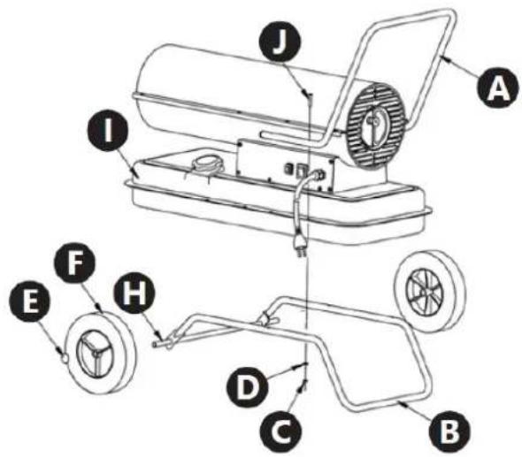 MSW TW-DH-30000 - Colocação/remoção dos elementos do dispositivo fornecidos - 1