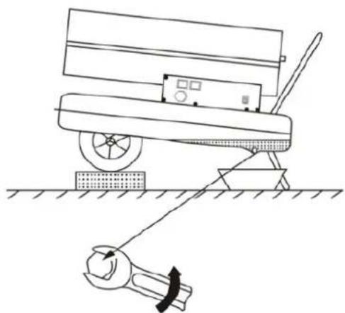 MSW TW-DH-30000 - Tömning av bränslebehållaren (se diagram nedan) - 1
