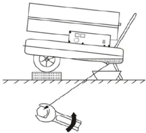 MSW TW-DH-30000 - Degalų bako ištuštinimas (žr. diagramą žemiau) - 1