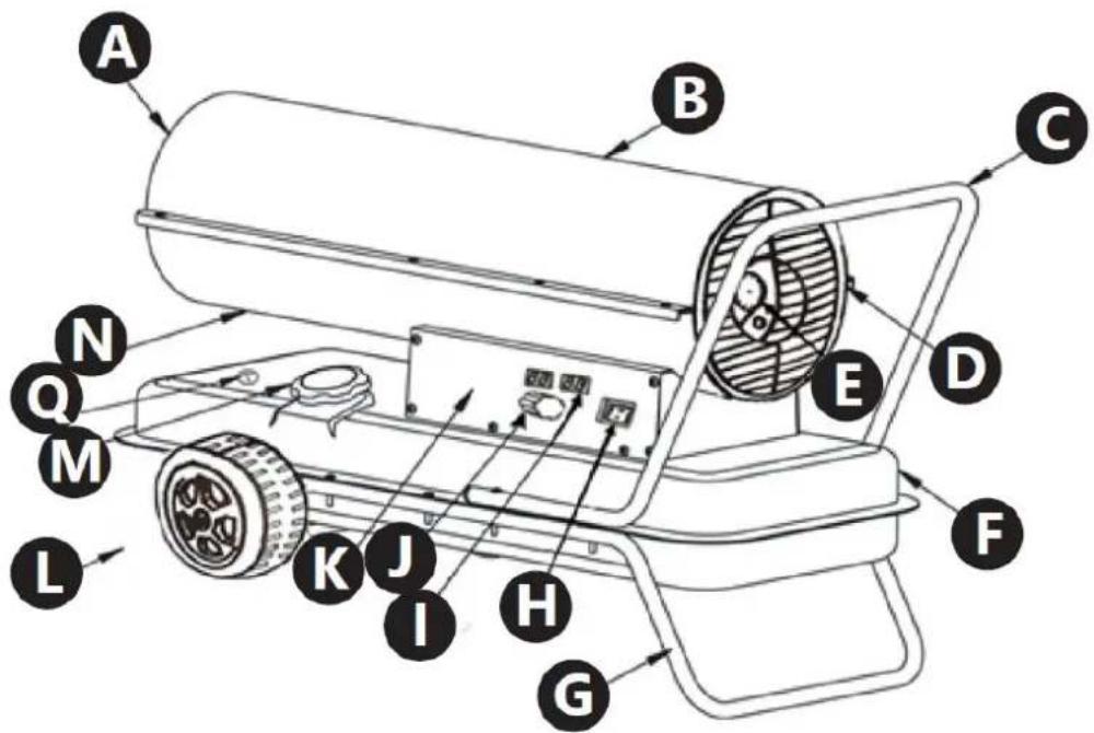 MSW TW-DH-30000 - Beskrivning av apparaten - 1