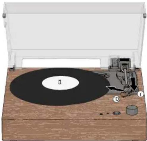 LENCO LS-200 - A tocar um disco de vinil - 2
