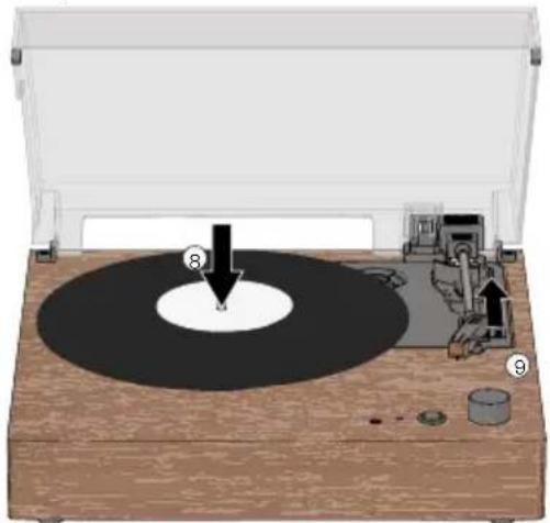 LENCO LS-200 - Prehrávanie vinylovej platne - 1