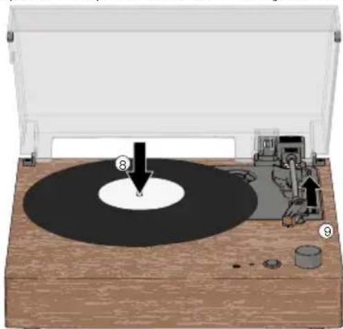 LENCO LS-200 - A tocar um disco de vinil - 1