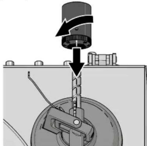 LENCO LS-700 - Fixação e regulação do contrapeso - 1
