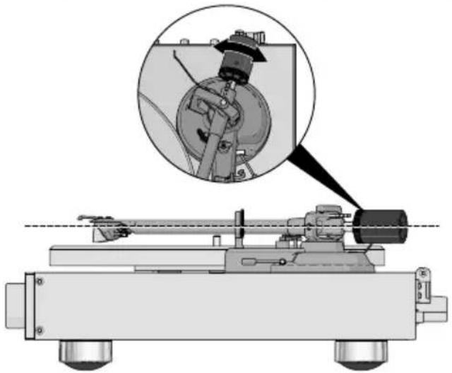LENCO LS-700 - Fixation et réglage du contrepoids - 2