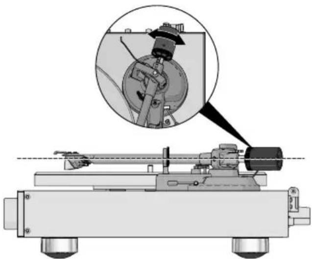 LENCO LS-700 - Attaching and adjusting the counterweight - 2
